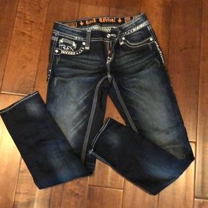 Women’s Rock Revival Denim Easy Skinny jeans